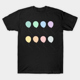 Pastel Balloons T-Shirt